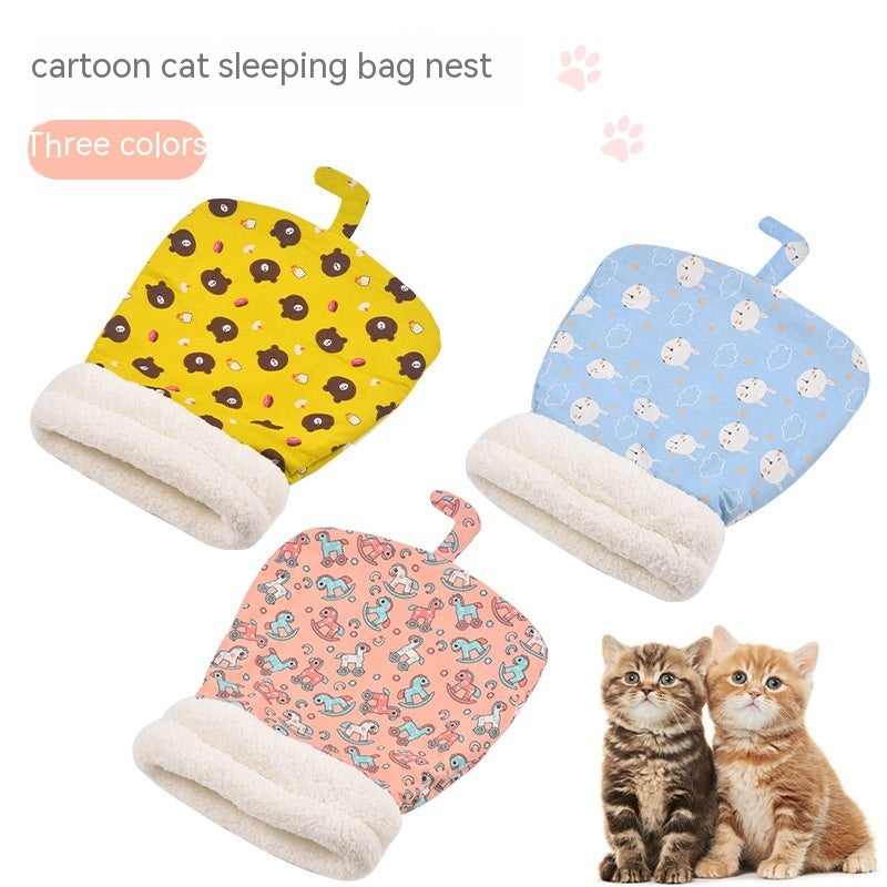 Wool Pet Sleeping Bag Nest