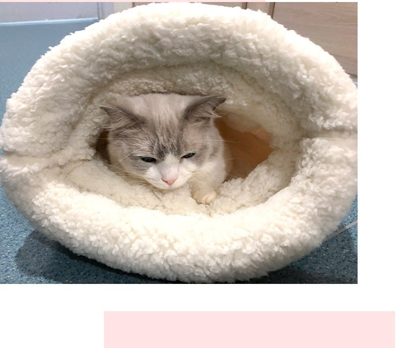 Wool Pet Sleeping Bag Nest