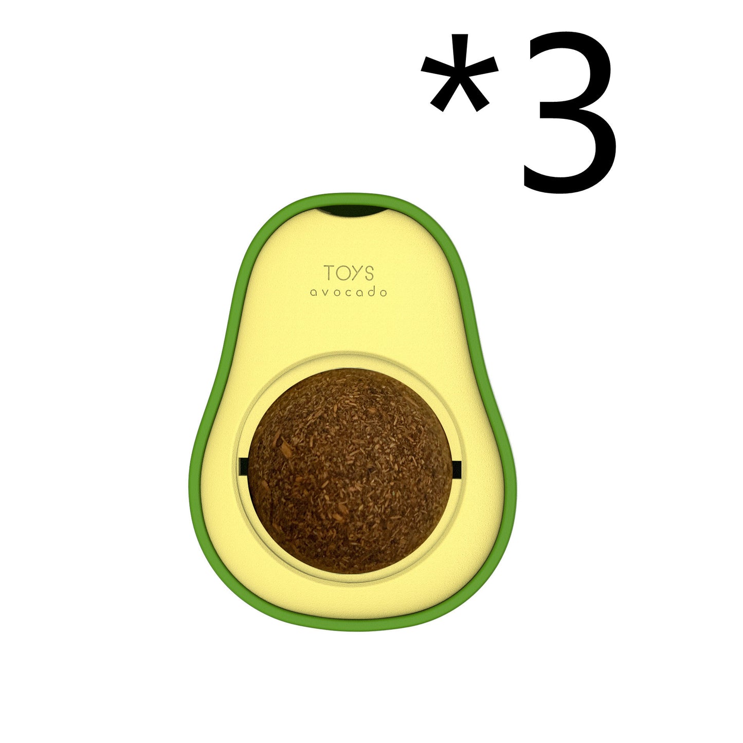 Avocado Catnip Ball Toy 360 Rotating
