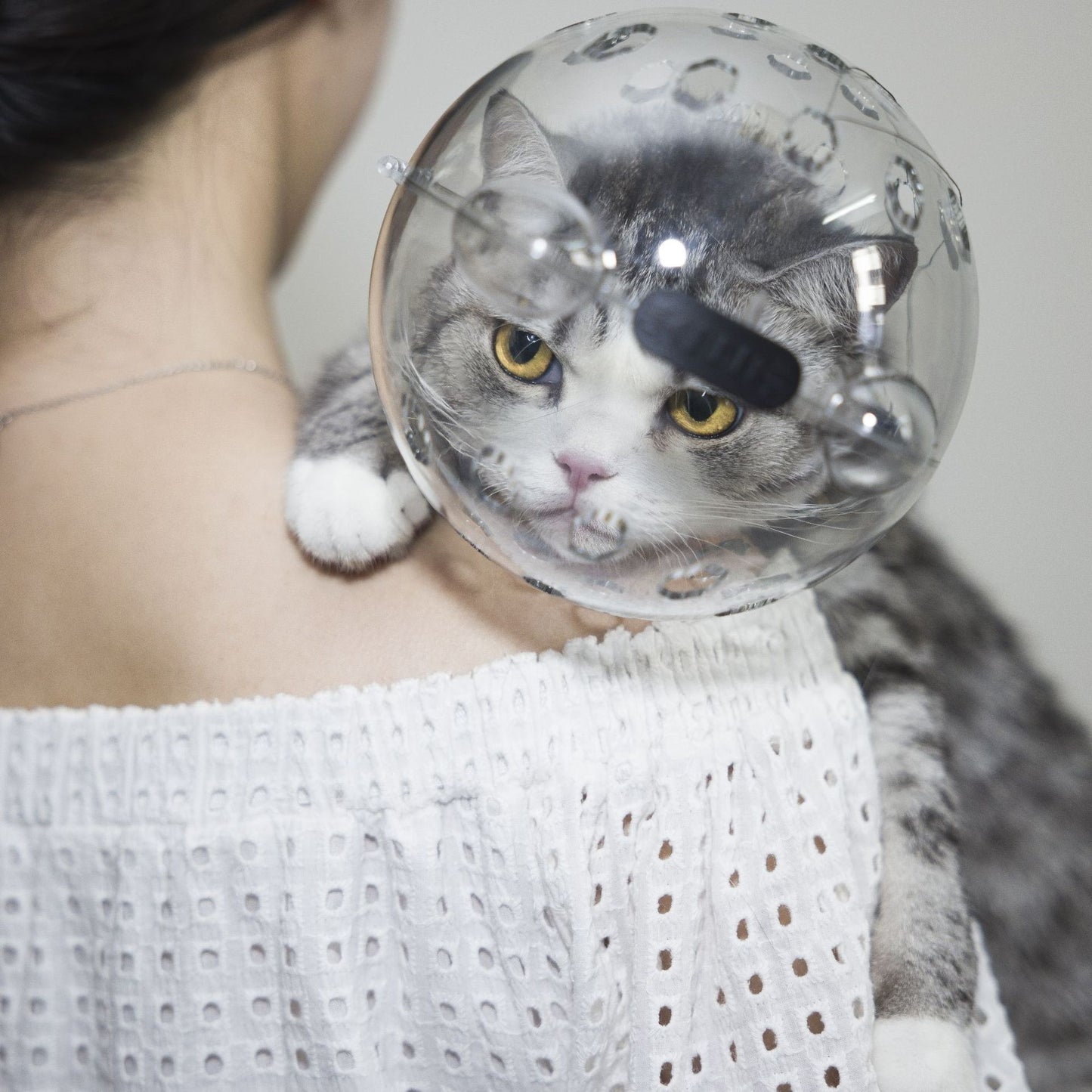 Cat Head Cover for Grooming Ease