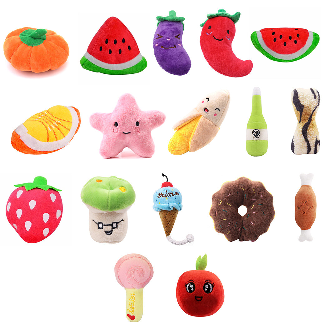 Pet Plushie Chew Toys (Design Variations)