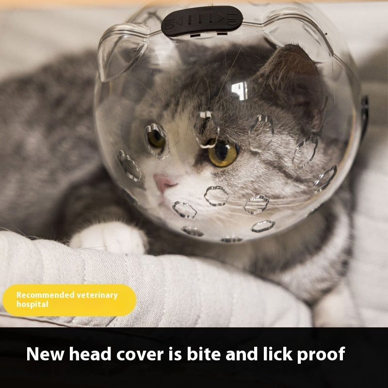 Cat Head Cover for Grooming Ease