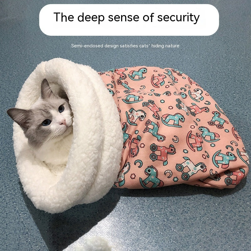 Wool Pet Sleeping Bag Nest