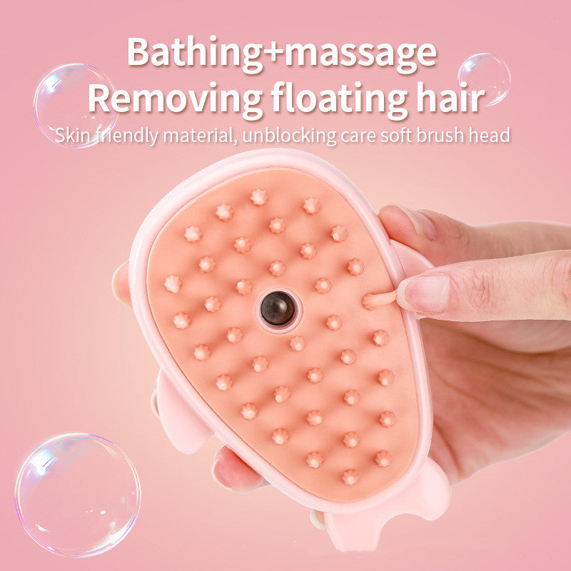 Pink Dolphin Spray and Brush Pet Comb