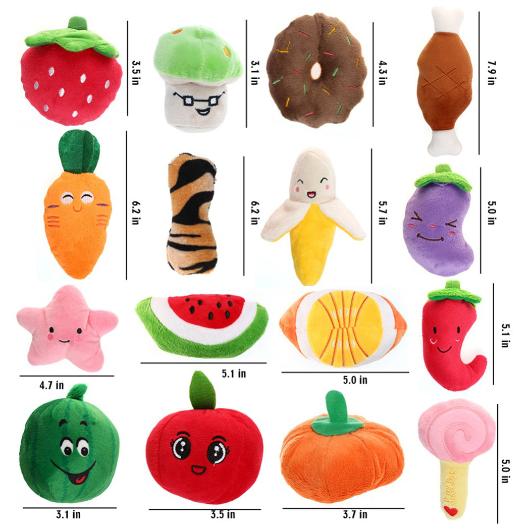 Pet Plushie Chew Toys (Design Variations)