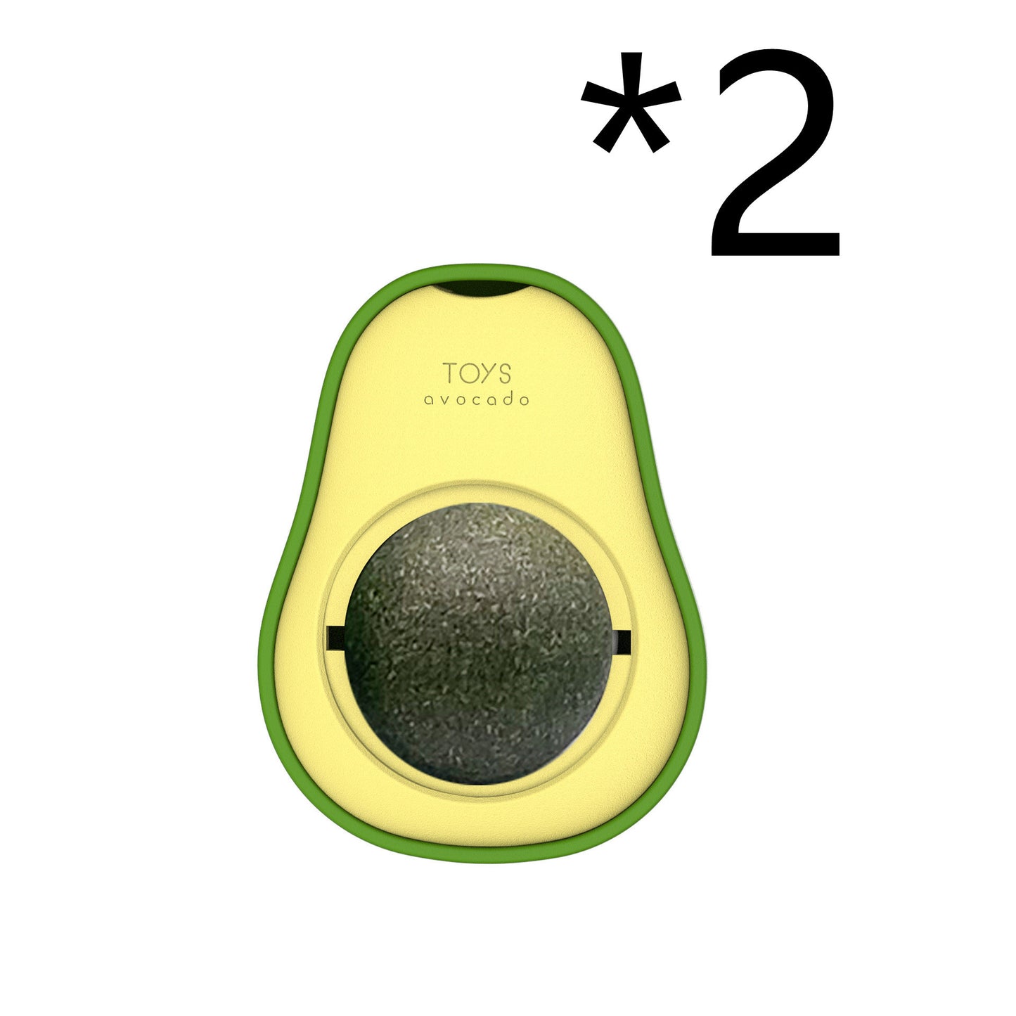 Avocado Catnip Ball Toy 360 Rotating