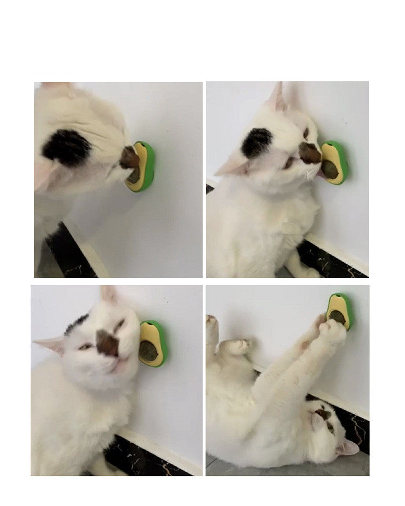 Avocado Catnip Ball Toy 360 Rotating