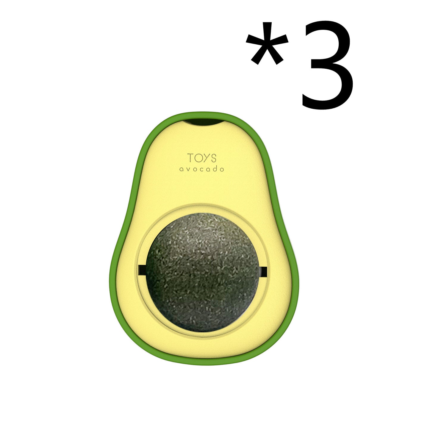 Avocado Catnip Ball Toy 360 Rotating