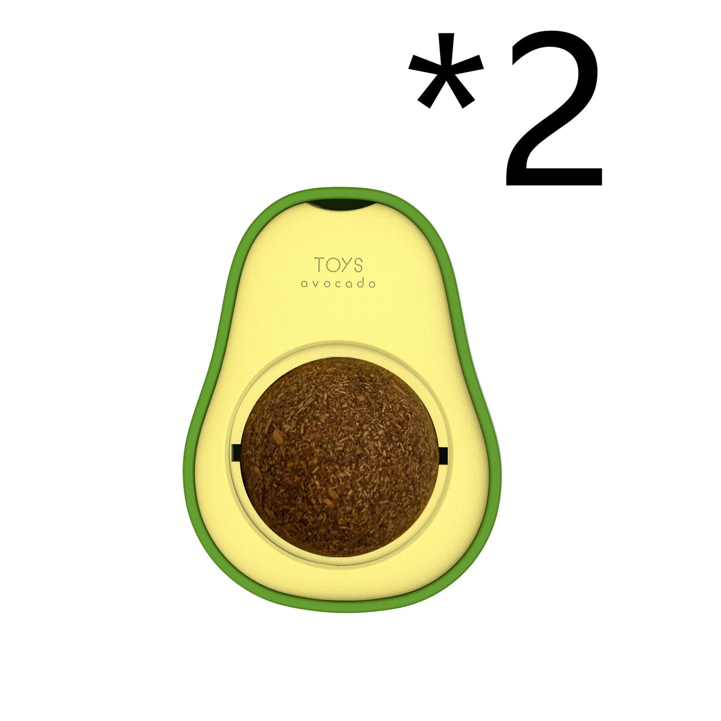 Avocado Catnip Ball Toy 360 Rotating