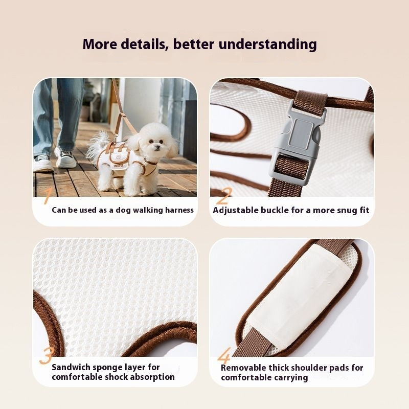 Portable Pet Carrier Crossbody Handbag