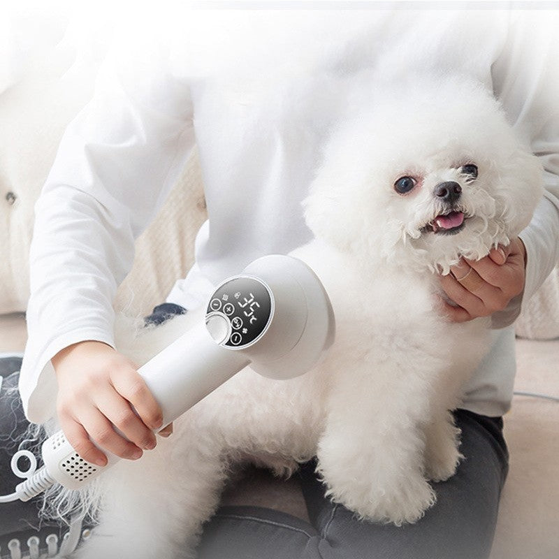 Smart Pet Hair Dryer Blow & Comb Tool for Grooming and Hairdressing
