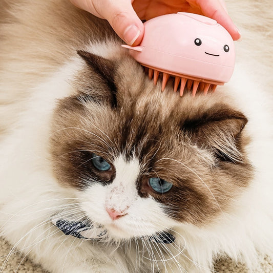 Pink Dolphin Spray and Brush Pet Comb