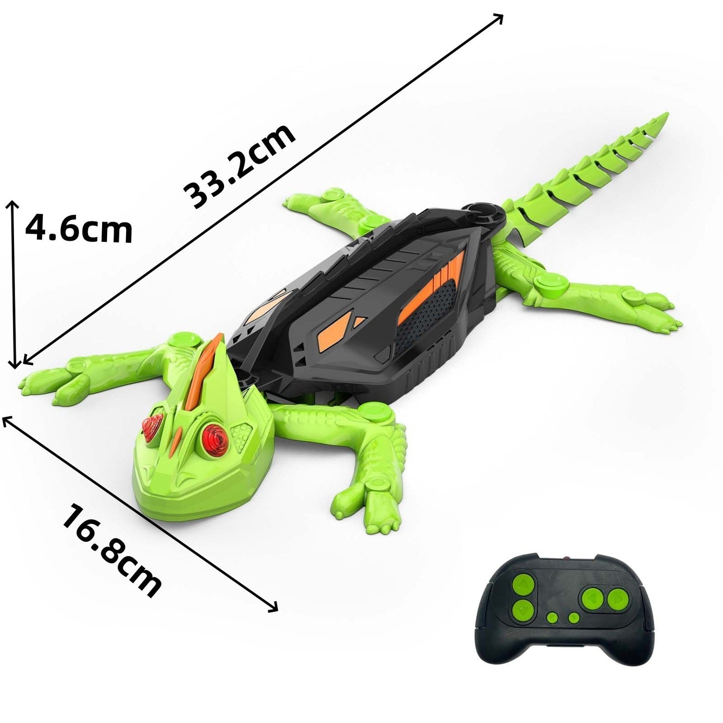 Electric Wall Climbing Lizard with Remote Control for Pets and Children