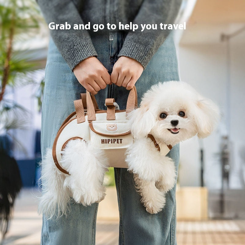 Portable Pet Carrier Crossbody Handbag