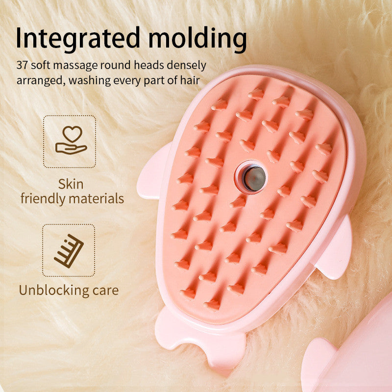 Pink Dolphin Spray and Brush Pet Comb